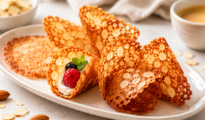 Homemade Desserts: Almond Lace Tuiles Recipe