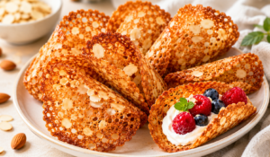 Homemade Desserts: Almond Lace Tuiles Recipe