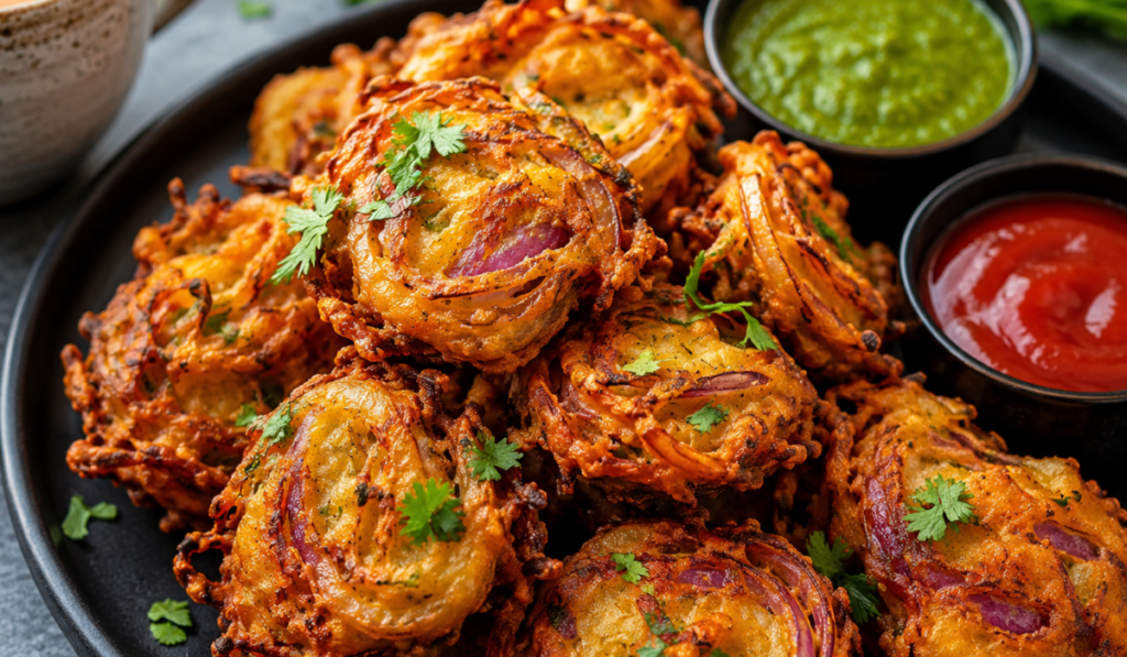 Crispy Air Fryer Onion Pakoras